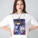 Жіноча футболка оверсайз з принтом кота Star Cats SC-TW-XS фото 2