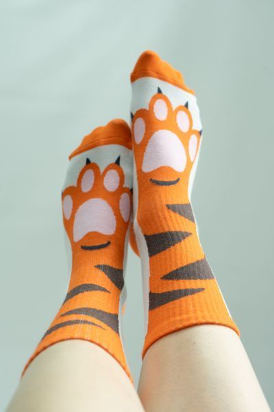 Носки с принтом котика "Paws" Paw-SW-40 фото
