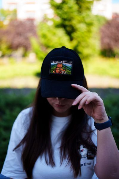 Кепка з велкро панелью (липучкою для патчів) CAP-BL-V фото
